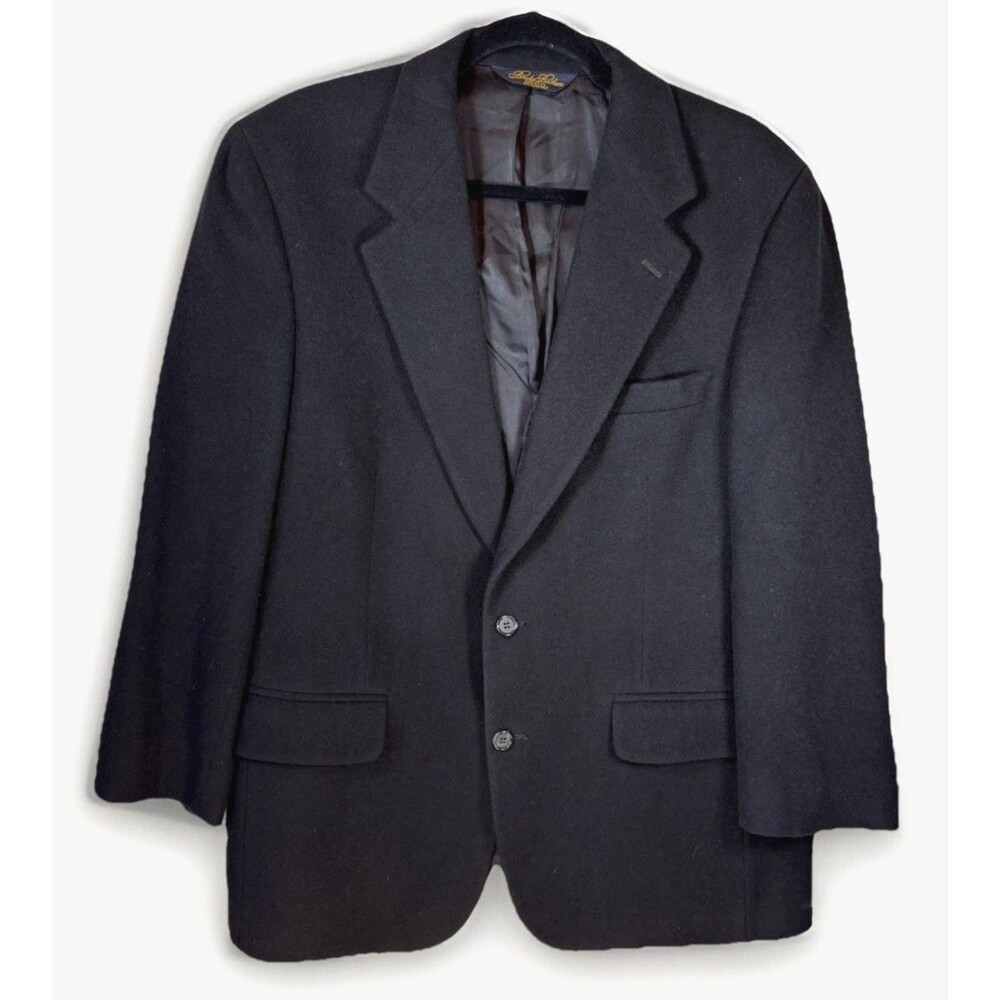 Brooks Brothers Black Camel Hair Blazer